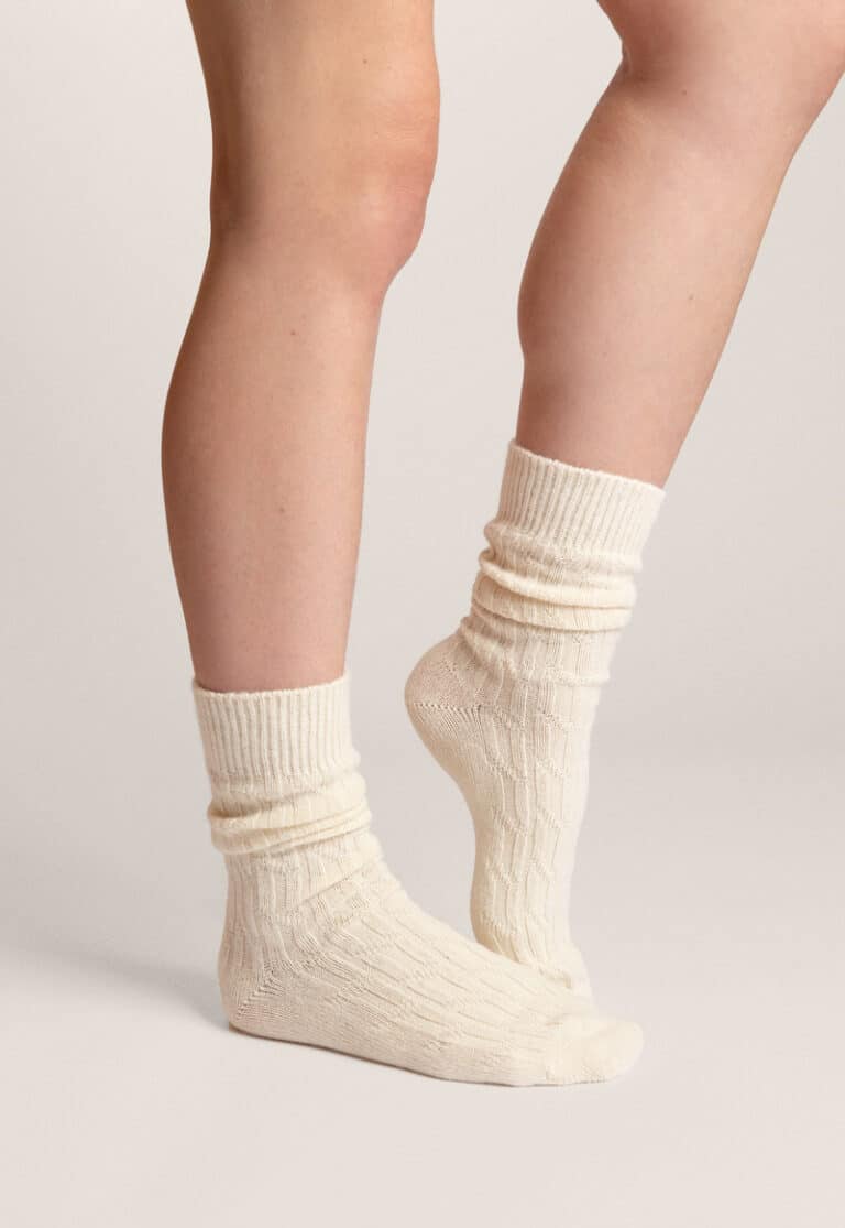 venga-chaussette-laine-blanche