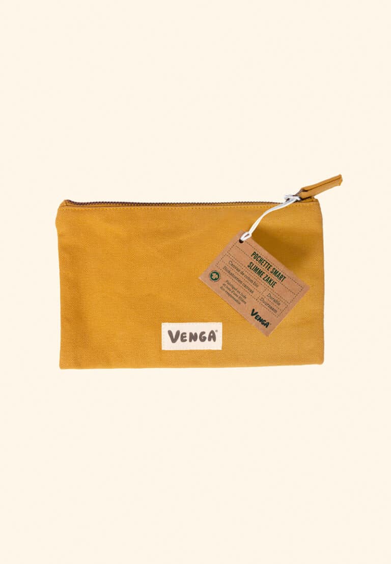pochette smart jaune moutarde Venga - une marque du groupe Ecodis