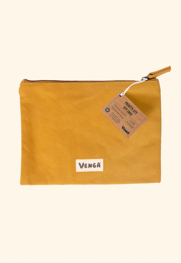pochette city moutarde Venga - une marque du groupe Ecodis