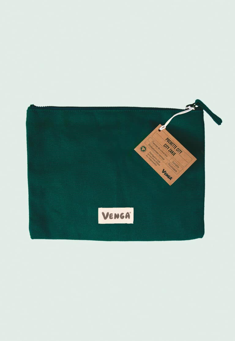 pochette city vert kombu Venga - une marque du groupe Ecodis