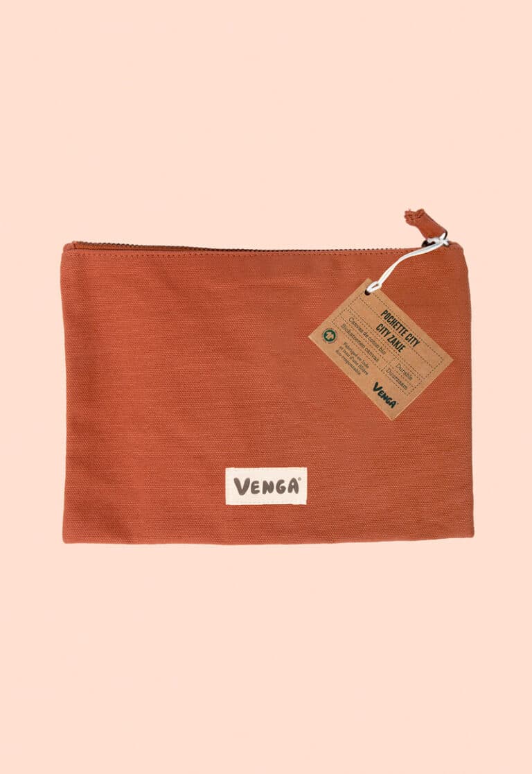 pochette city terracotta Venga - une marque du groupe Ecodis