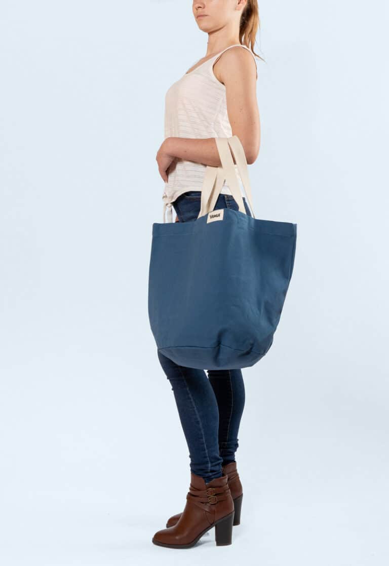 sac cabas city bleu indigo Venga - une marque du groupe Ecodis