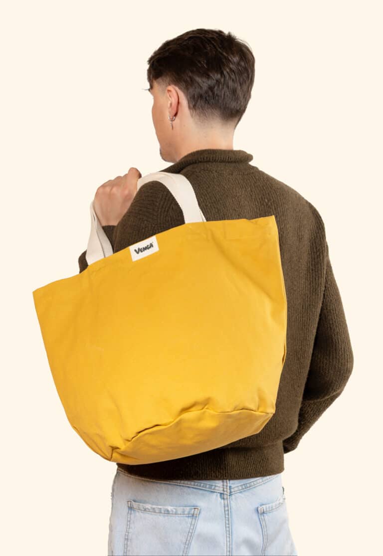 sac cabas city jaune moutarde Venga - une marque du groupe Ecodis