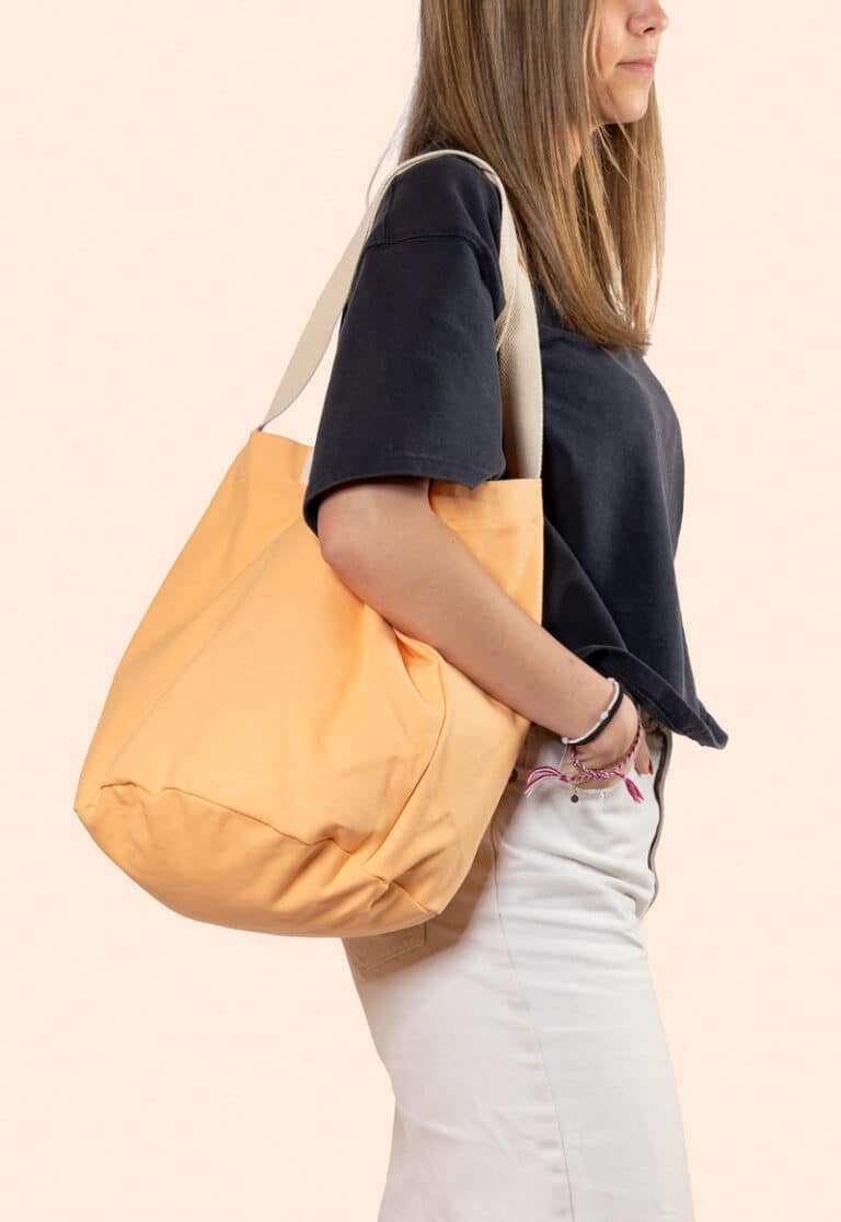 sac cabas city abricot Venga - une marque du groupe Ecodis