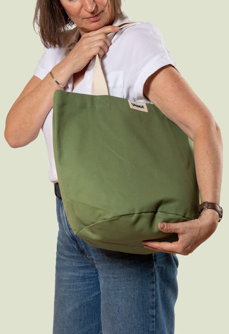 sac cabas city vert sauge Venga - une marque du groupe Ecodis